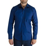 Emporio Colombo, Camisa de Algodón para Caballero Corte Slim, Color Blanco, Varias Tallas