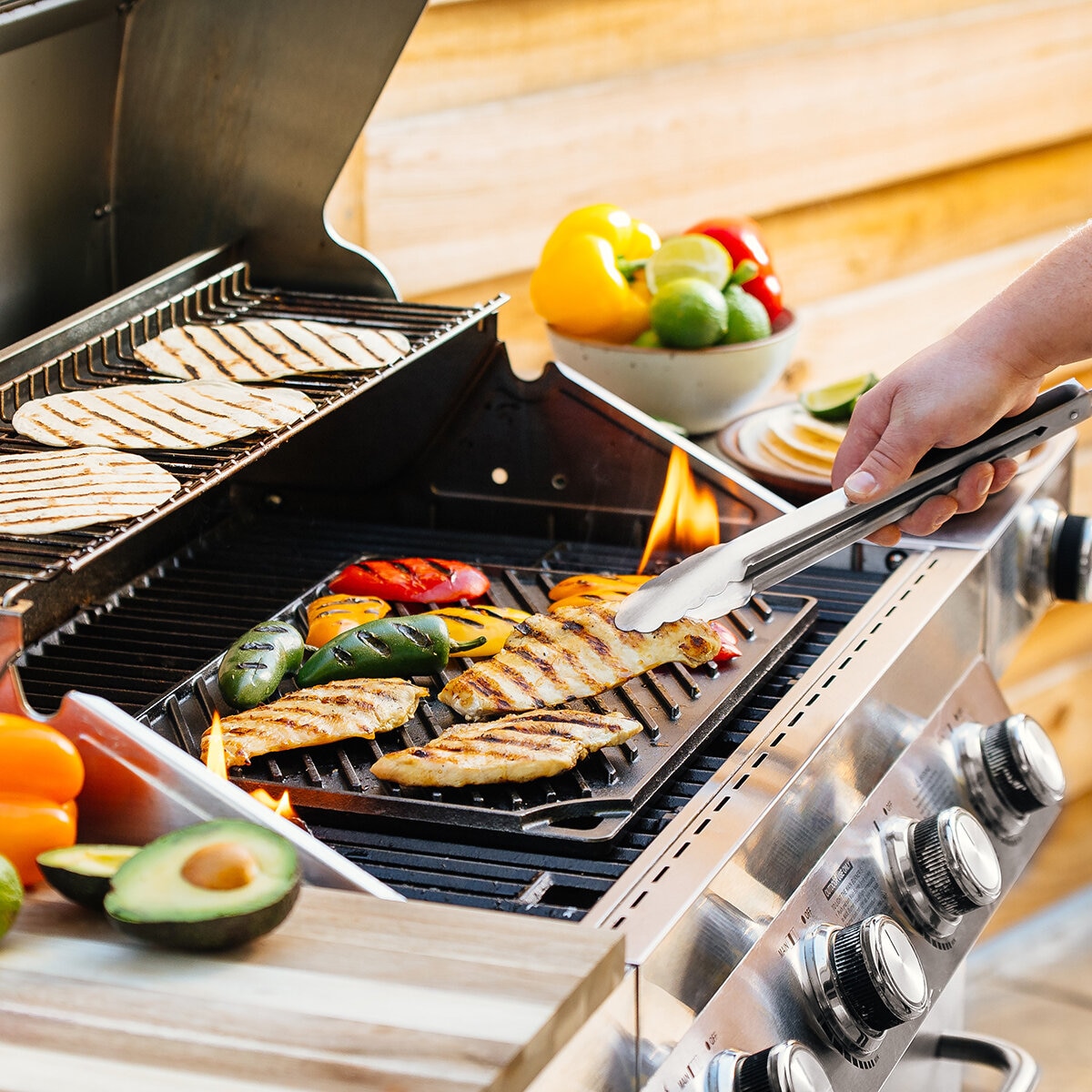 Lodge Cast Iron Plancha / Parrilla De Doble Lado De Hierro Fundido Curado
