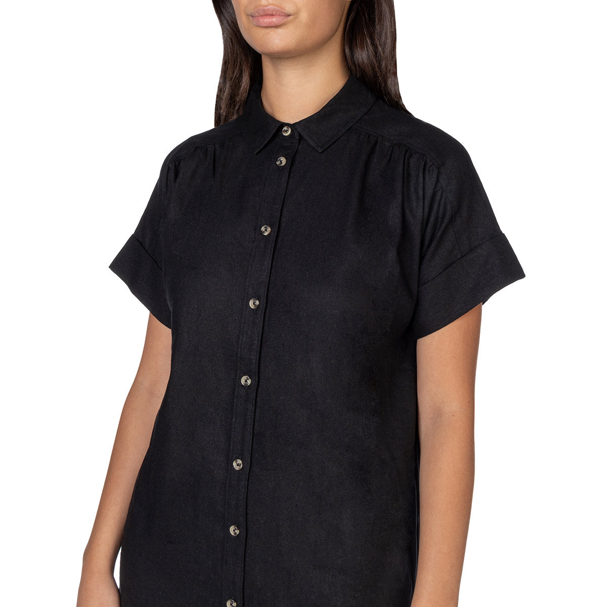 Well Worn Vestido para Dama Negro Grande