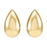 Aretes de Gota de Agua, Oro Amarillo 14K Aretes de Gota de Agua, Oro Amarillo 14K