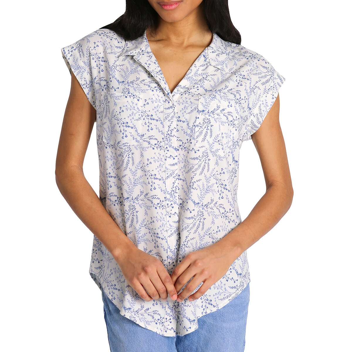 Jachs Girlfriend Blusa para Dama Blanco Mediana