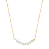 Collar de Barra de Diamantes 1.00ctw, Oro Amarillo 14K