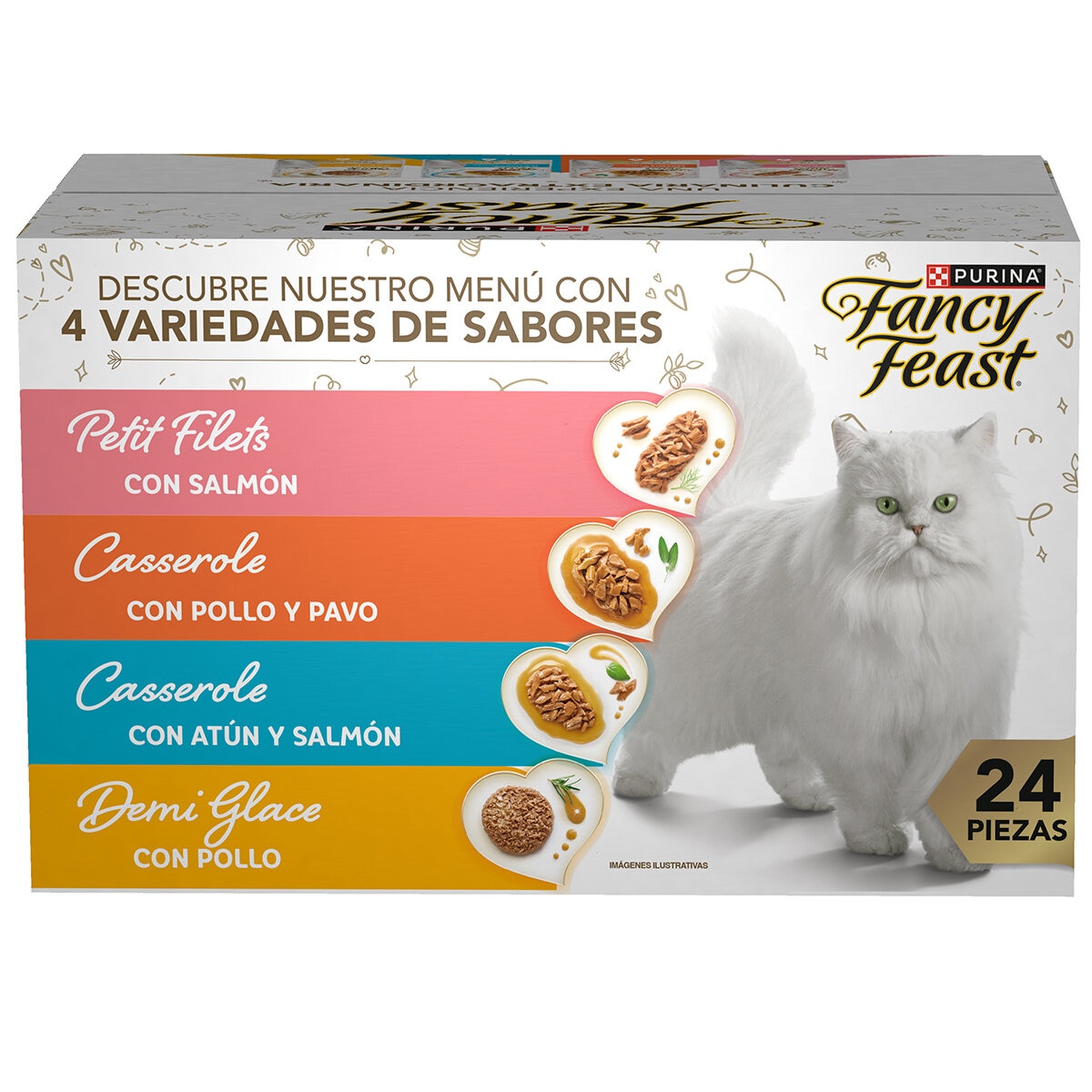 Fancy Feast Alimento Húmedo para Gato 24 pzas de 85 g Fancy Feast Alimento Húmedo para Gato 24 pzas de 85 g
