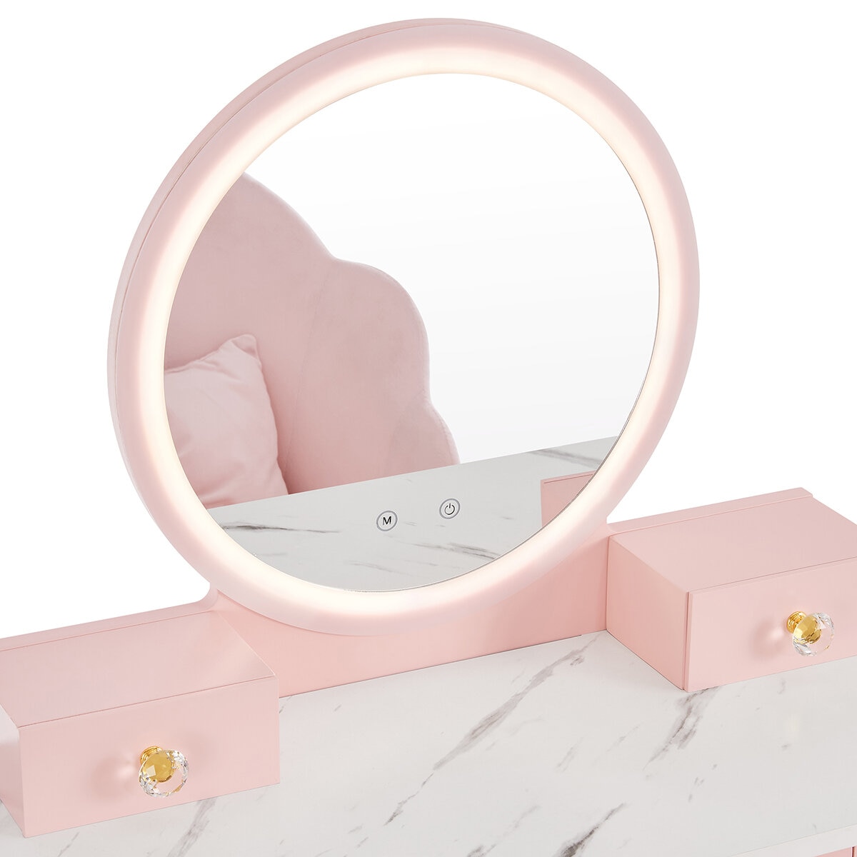 Juego de Tocador con Silla para Niñas