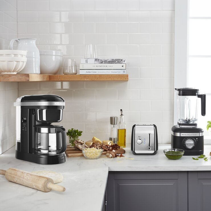 KitchenAid Cafetera de goteo 12 tazas negro
