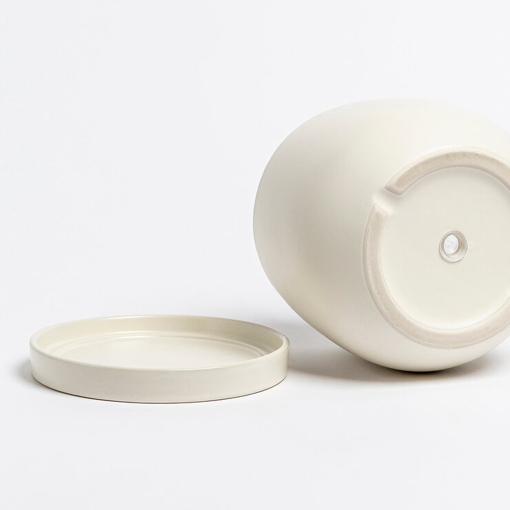 Over & Back, Noah Maceta de Cerámica con Plato