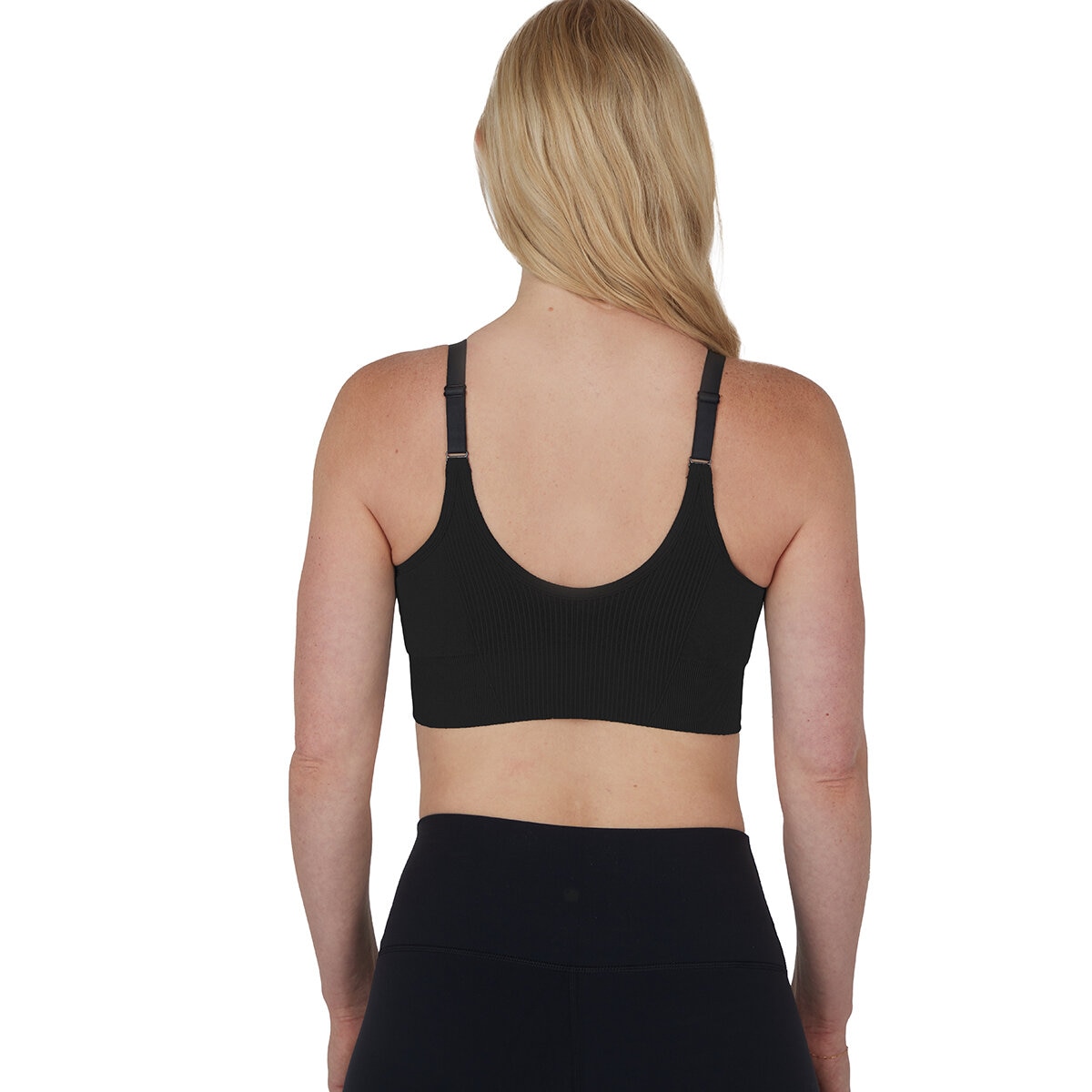 90° Degree By Reflex Brasier deportivo para Dama Negro Grande
