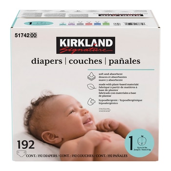 Kirkland Signature Pañales Etapa 1 Unisex 192 piezas