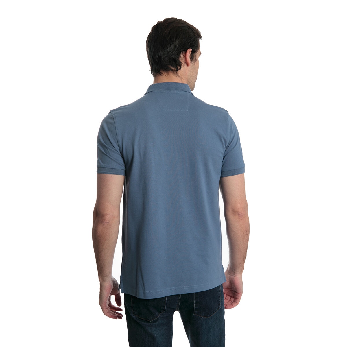 Kenneth Cole Polo para Caballero Azul Mediana