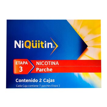 Niquitin Etapa 3 Nicotina Parche 2 Cajas