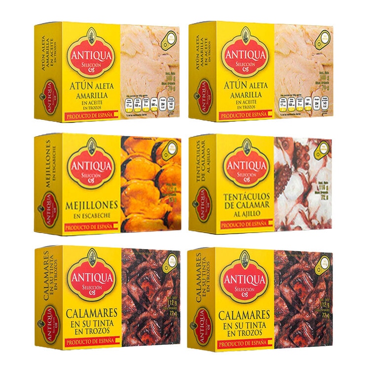 Antiqua Conservas Españolas 6 pzas de 115 g Antiqua Conservas Españolas 6 pzas de 115 g