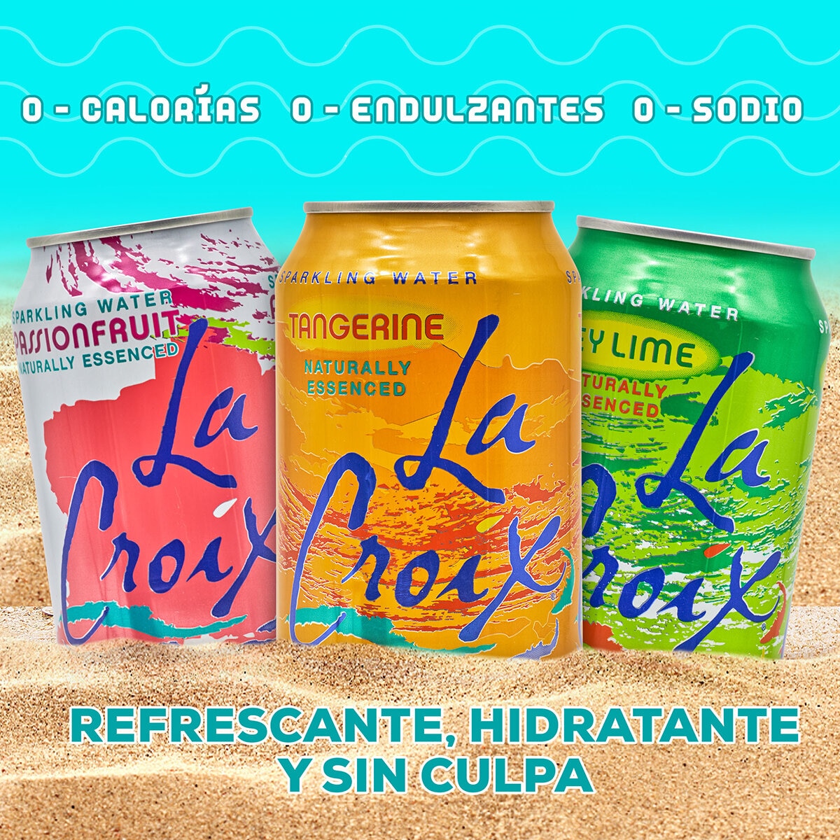 LaCroix Bebida Carbonatada 24 pzas de 355 ml LaCroix Bebida Carbonatada 24 pzas de 355 ml