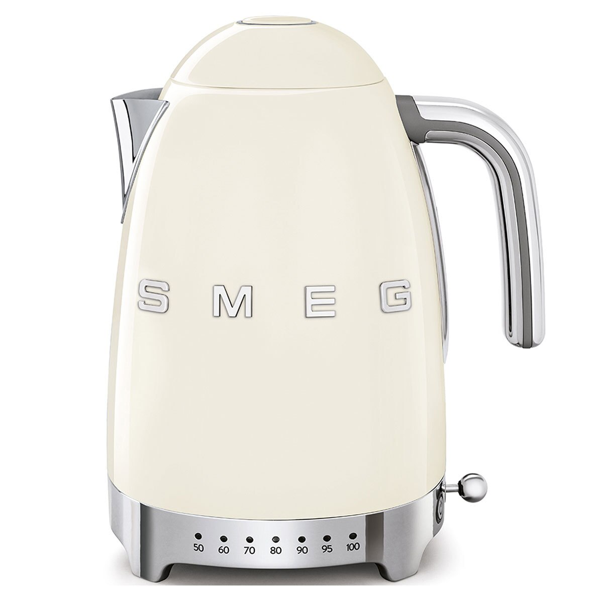 Smeg, Tetera Eléctrica con Temperatura Variable, crema