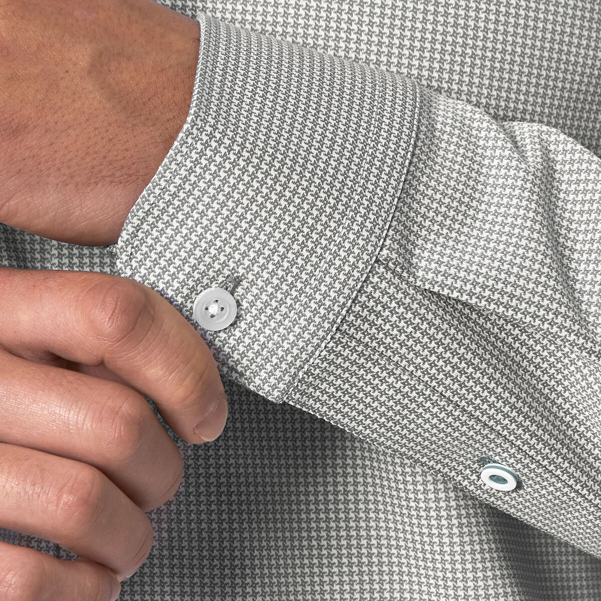 Modern Ambition Camisa para Caballero Gris Mediana