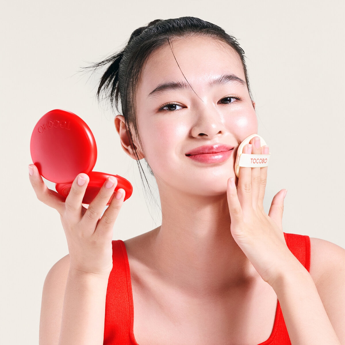 Tocobo Apple Dewy, Base de Maquillaje en Cushion 1 pza + Refill