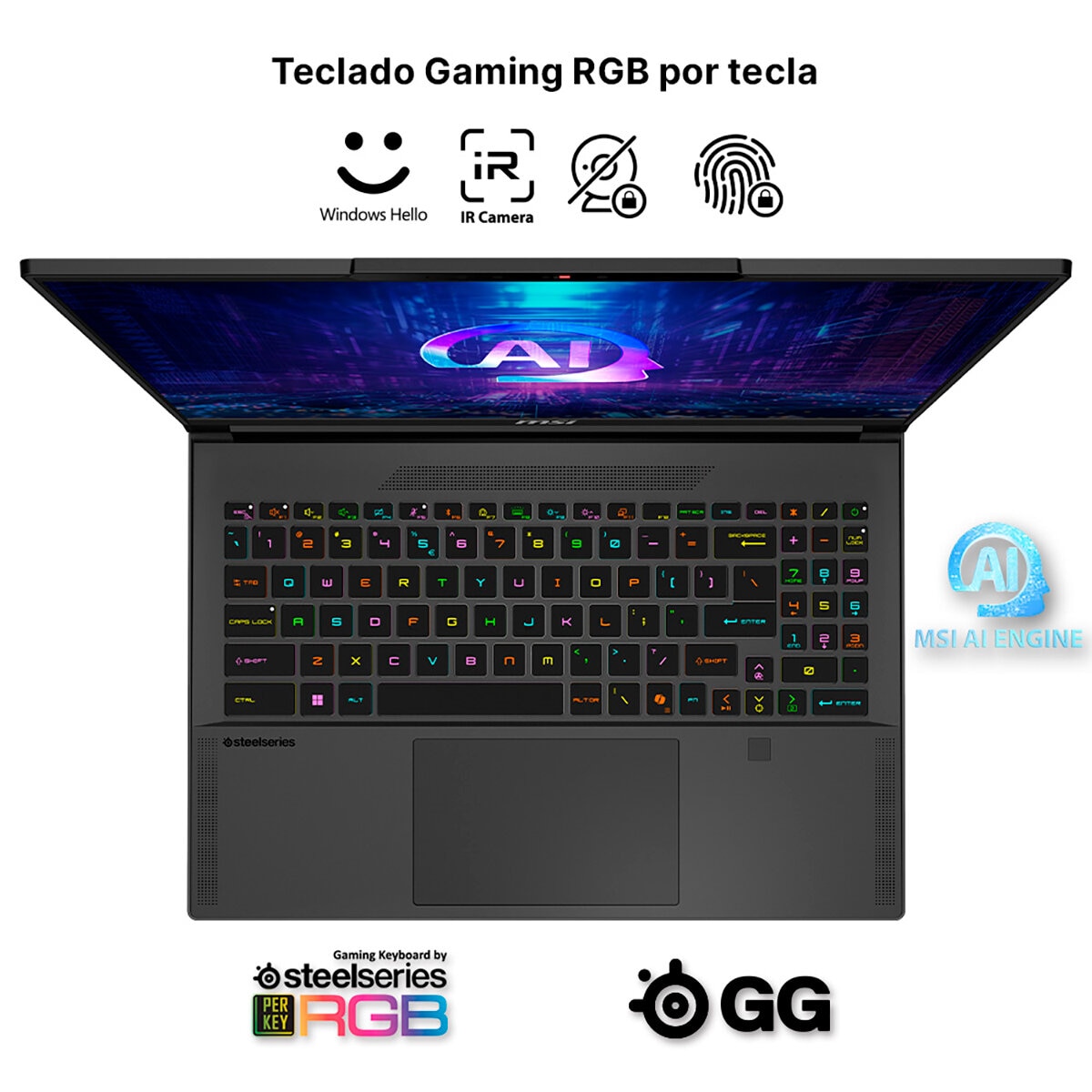 MSI Stealth Gaming A16 Laptop 16" QHD AMD Ryzen 9 32GB 1TB SSD