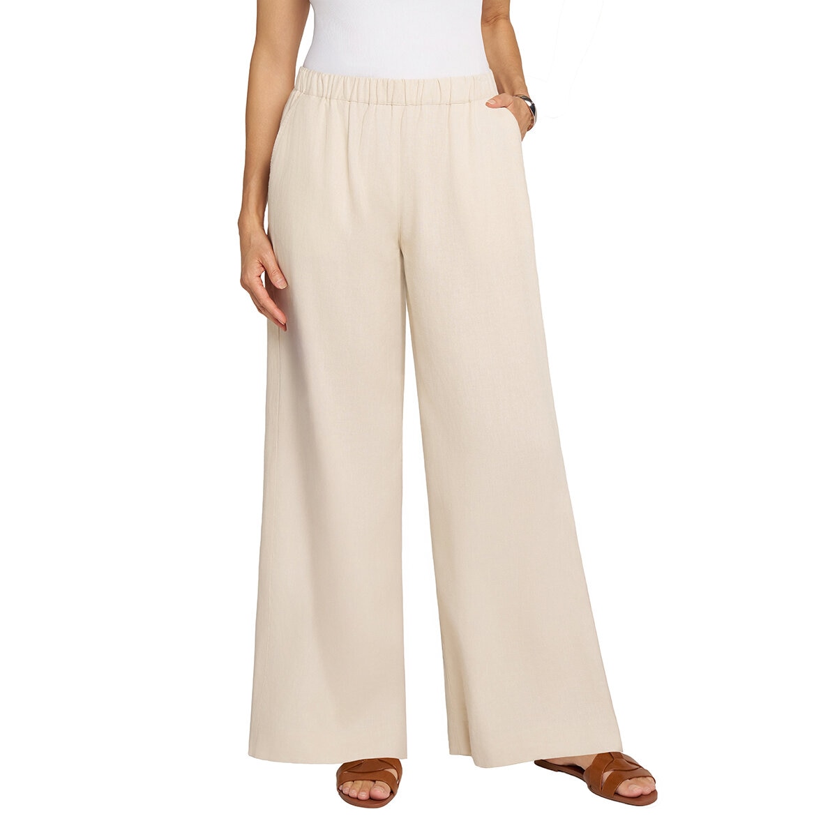 Matty M Pantalones tipo Lino para Dama Varias Tallas y Colores Matty M Pantalones tipo Lino para Dama Varias Tallas y Colores