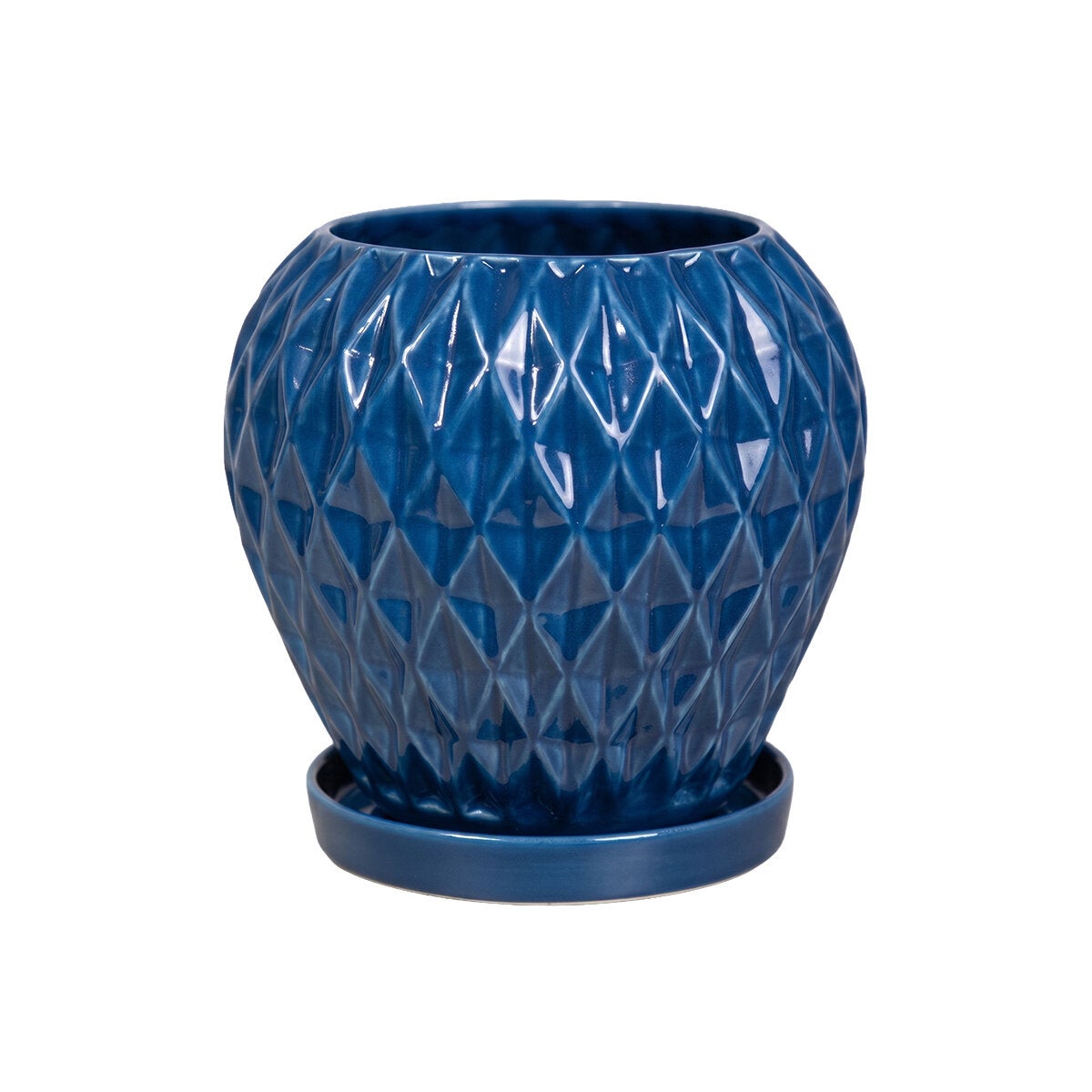 Estudio Floga, Maceta de Cerámica, Estilo Fresa, 1 Pieza Estudio Floga, Maceta de Cerámica, Estilo Fresa, 1 Pieza
