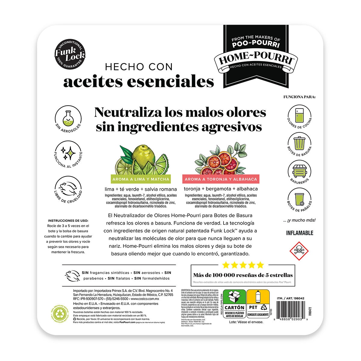 Poo Pourri Neutralizador de Olores 3 pzas de 100 ml