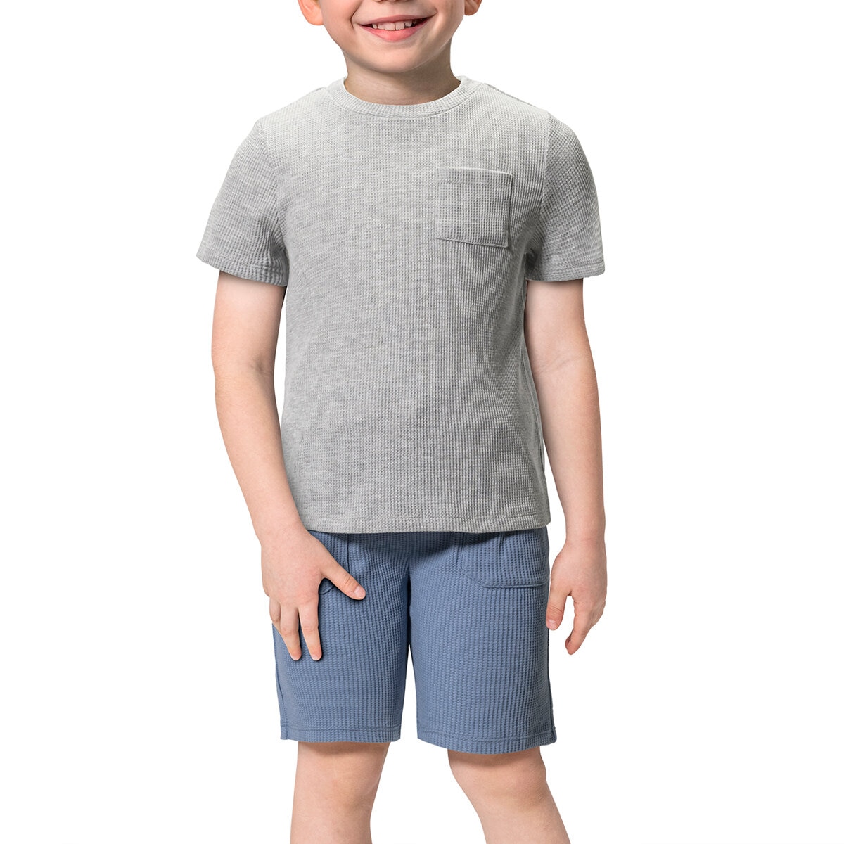 Nicole Miller Conjunto de 6 Piezas para Niños y Niñas Azul / Verde / Gris 4 Años Nicole Miller Conjunto de 6 Piezas para Niños y Niñas Azul / Verde / Gris 4 Años