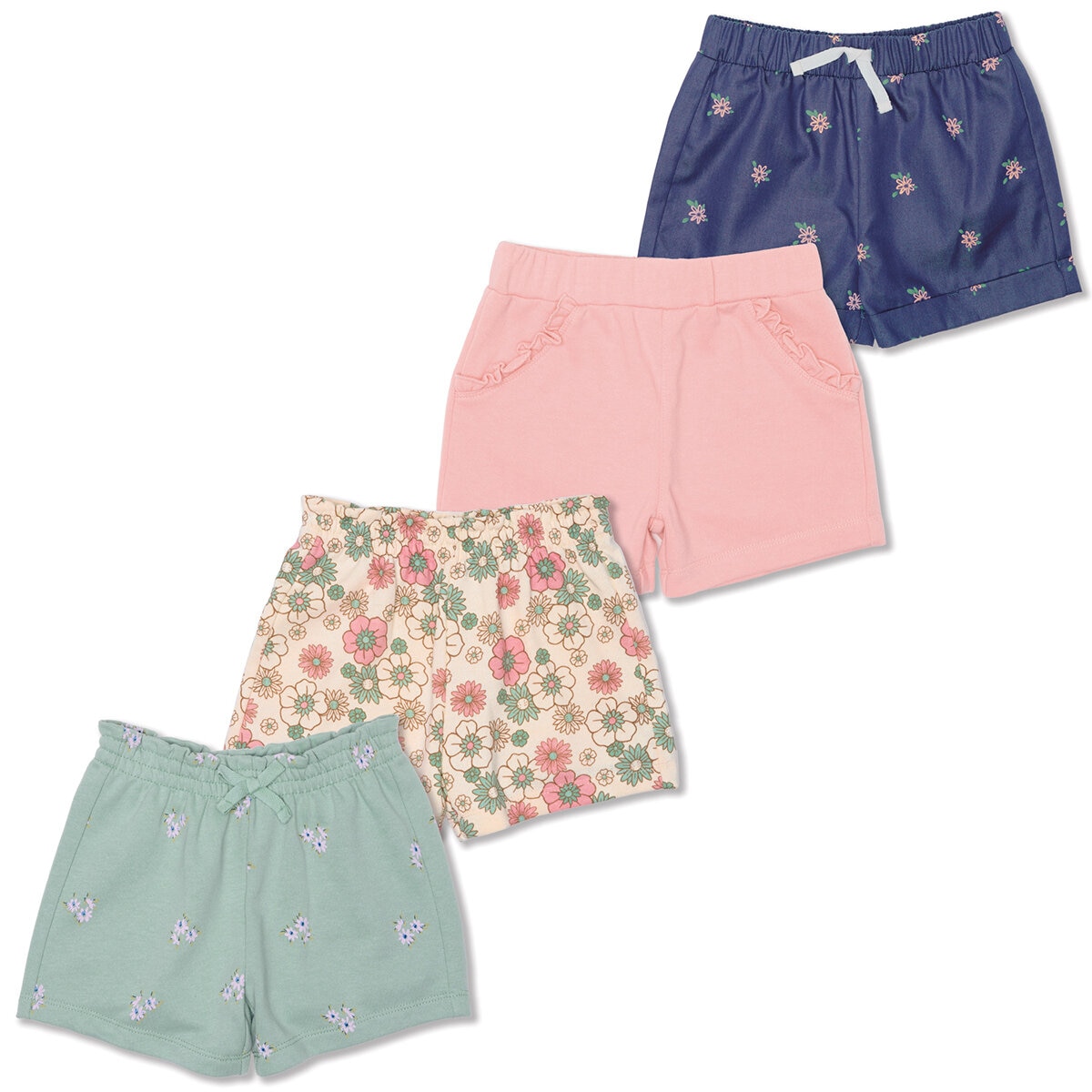 Pekkle Short 4 piezas para Niños y Niñas Varias Tallas y Colores