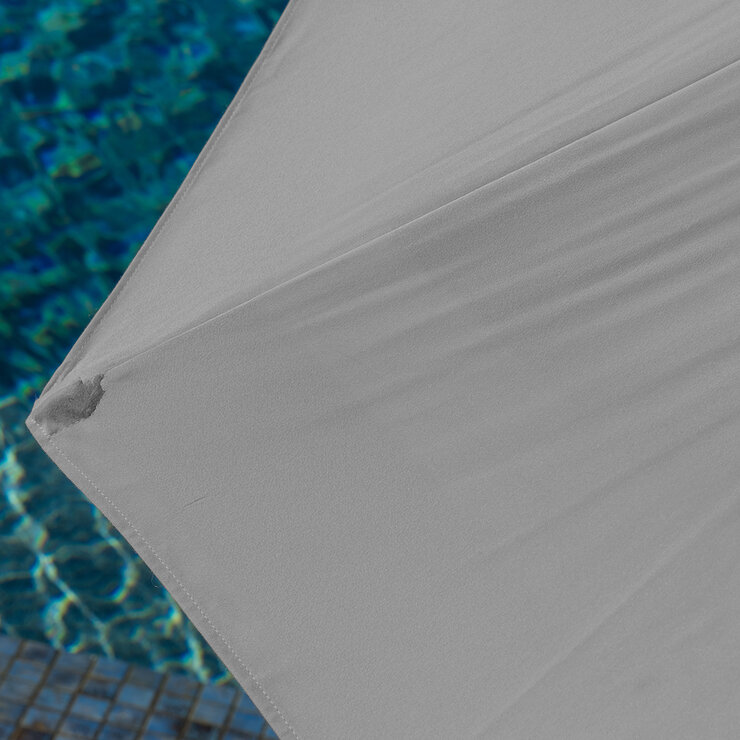 SunVilla, Sombrilla Redonda de 3m, Gris