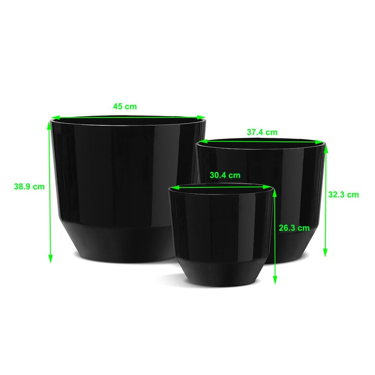 B&C, Set de Macetas Denzel 3 pzs.