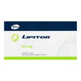 Lipitor 40mg 30 Tabletas 1+1 