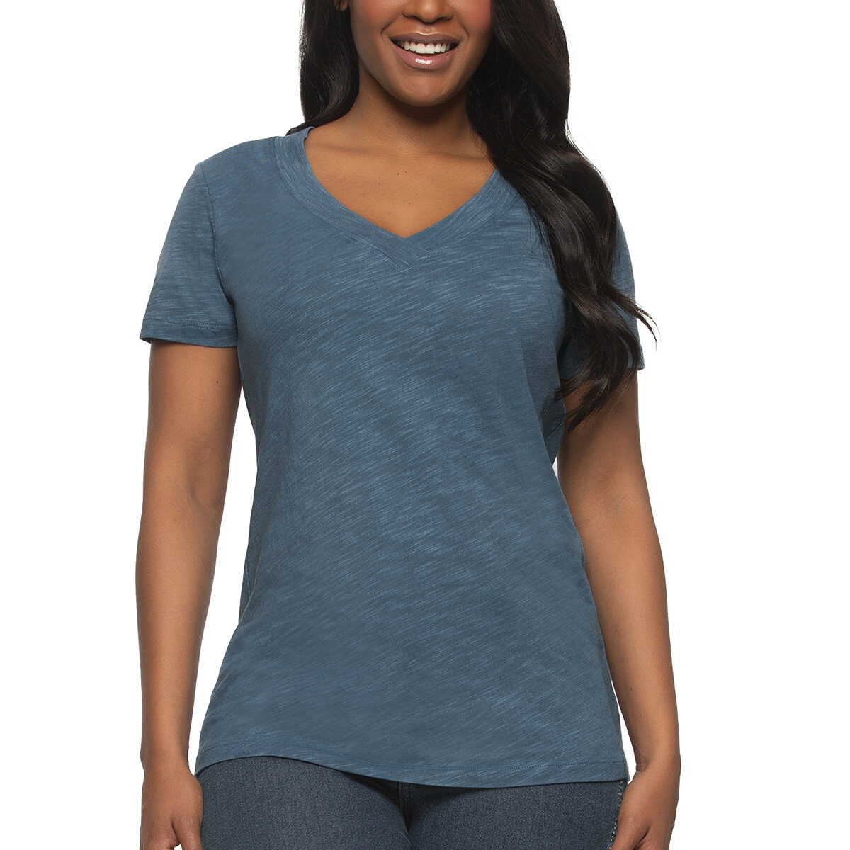 Jezebel Blusa para Dama Azul Chica