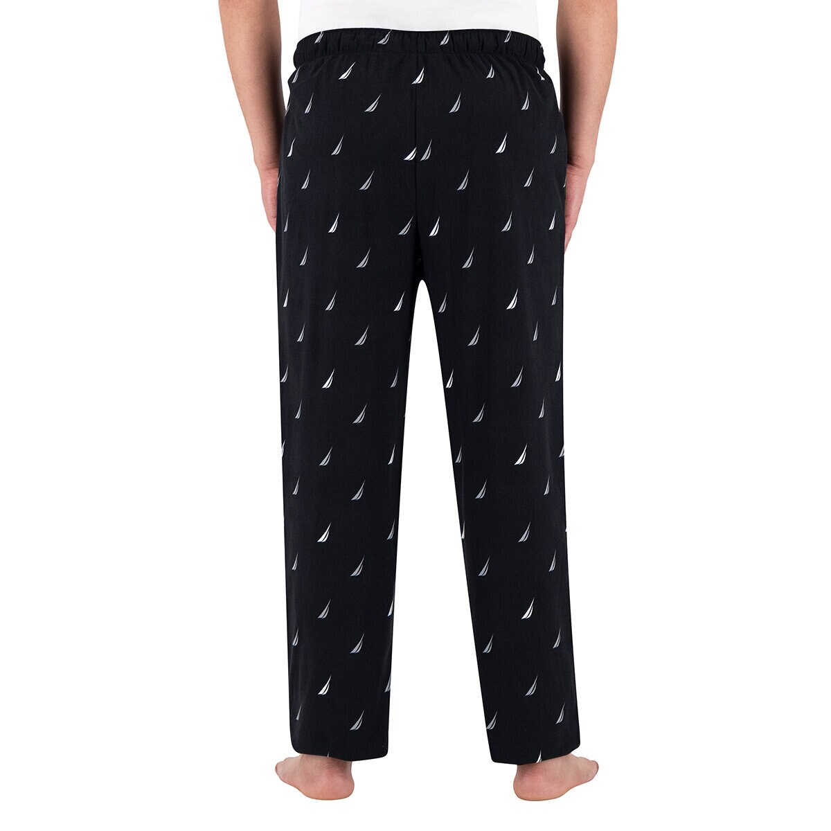 Nautica Pantalones de Pijama 2 Piezas para Caballero Negro Grande