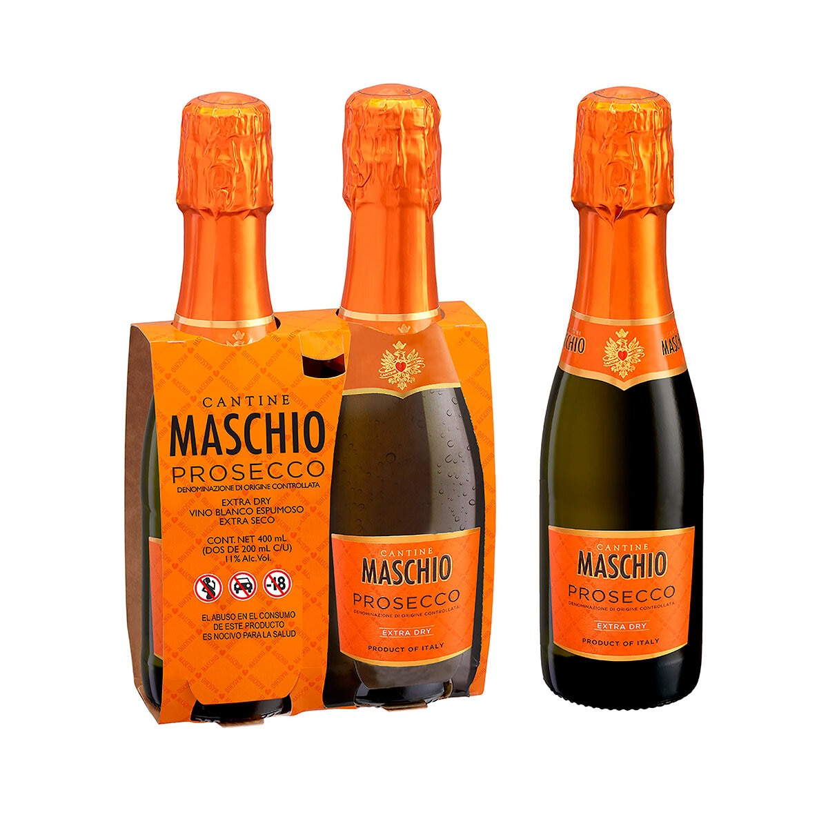 Vino Espumoso Maschio Prosecco 12 pzas de 2/200ml