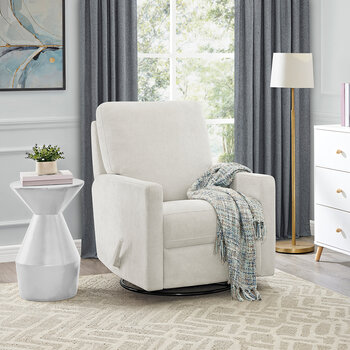 True Innovations, Sillón Reclinable de Tela con Mecedora True Innovations, Sillón Reclinable de Tela con Mecedora