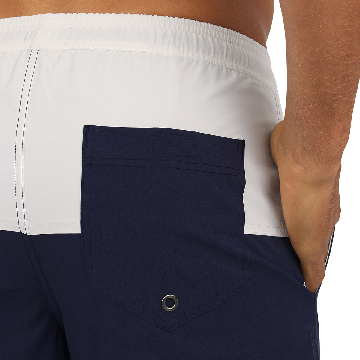 Land's End Traje de baño para Caballero Azul Extra Grande