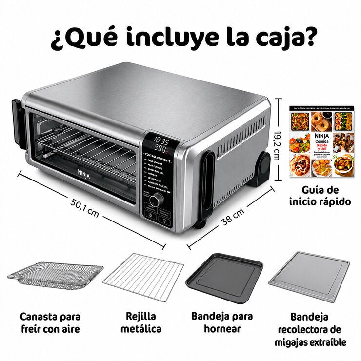 Ninja, Horno de Aire Flip-Away 8 en 1