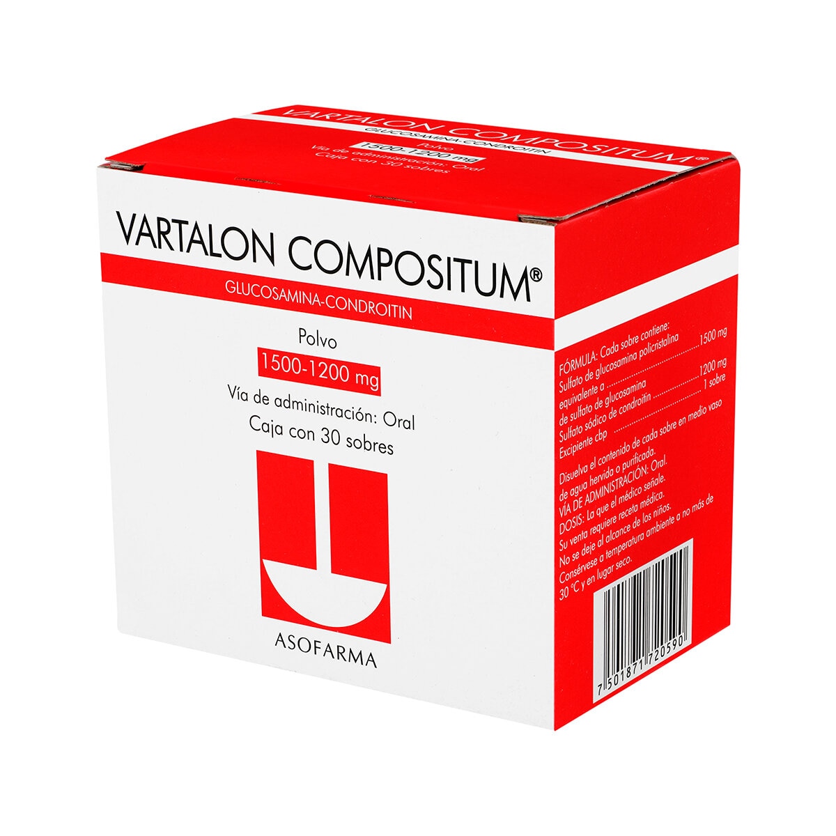 Vartalon Compositum Polvo 1500/1200 mg  30 Sobres