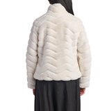 Pendleton Chamarra para Dama Crema Chica