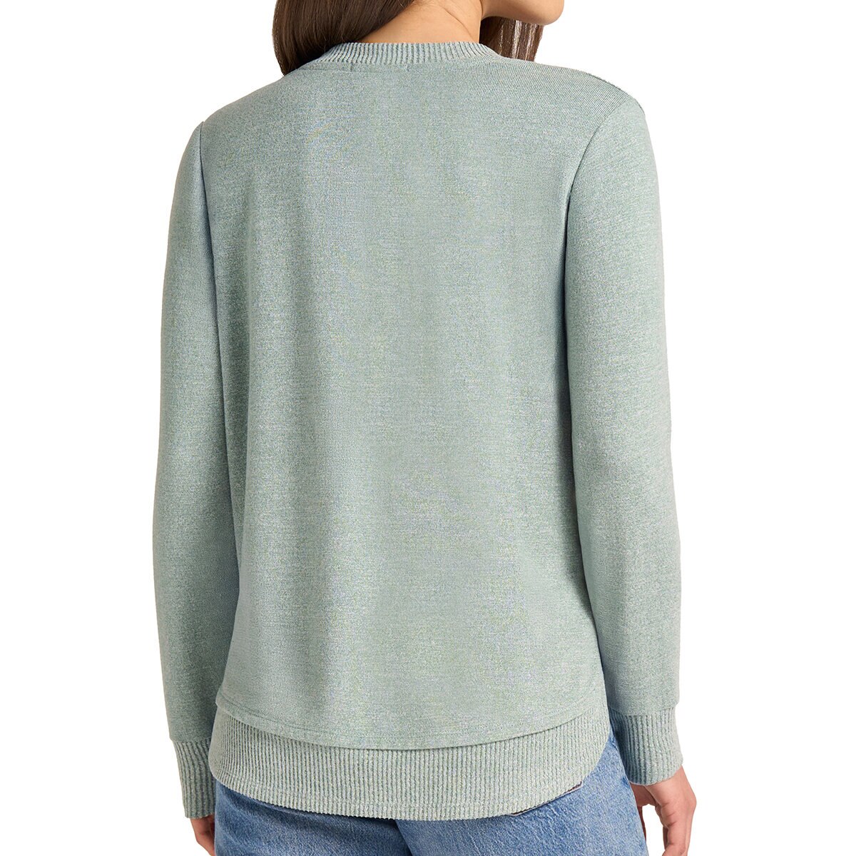 Matty M Suéter para Dama Verde Grande