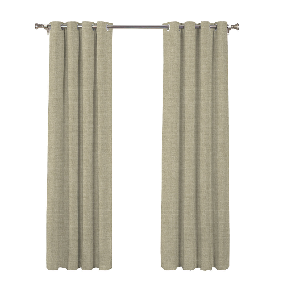 SUN + BLK Cortinas con Bloqueo Total de Luz 132 cm x 213 cm TAUPE 