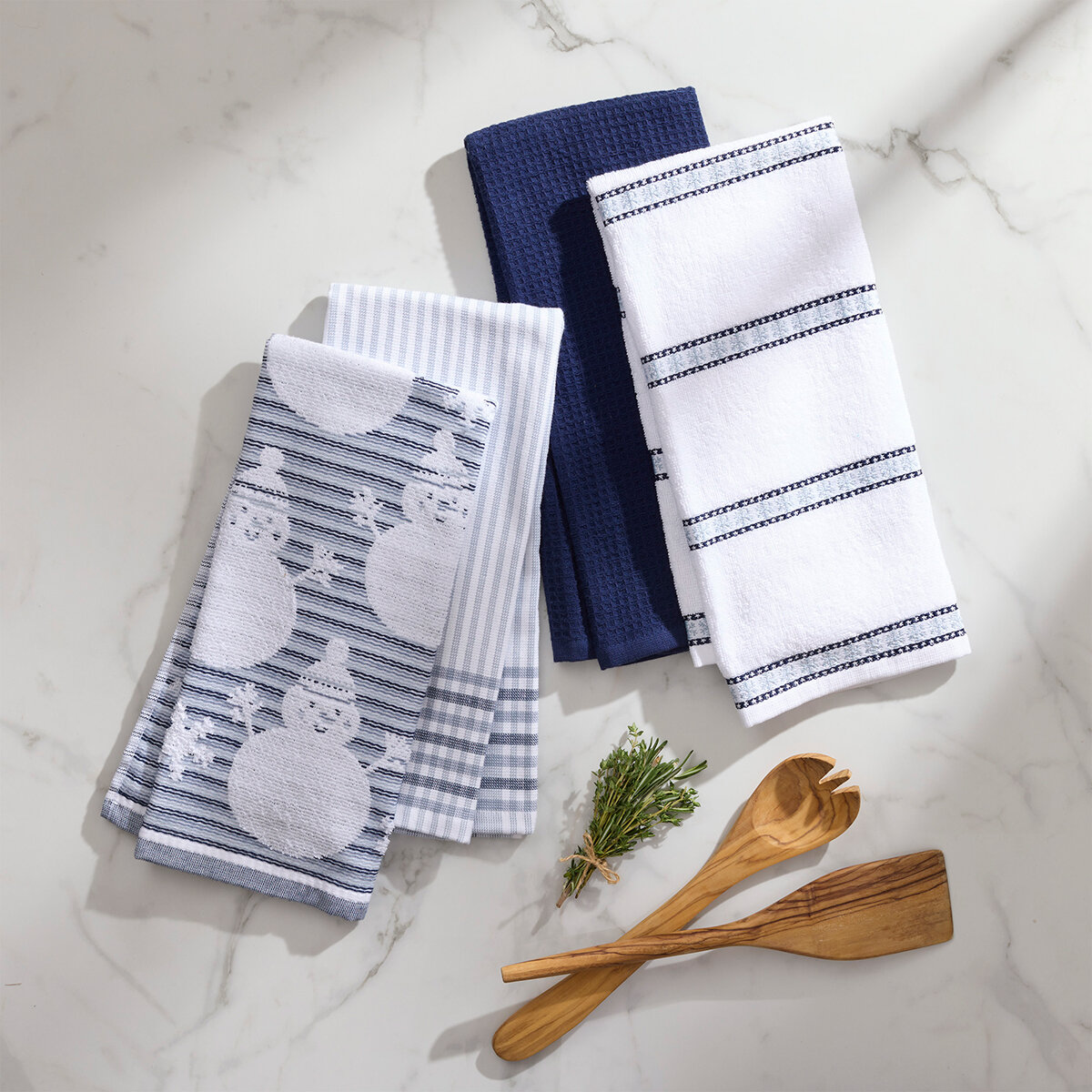 Caro Home, Toallas de Cocina, 8 Piezas, Varios Colores y Diseños