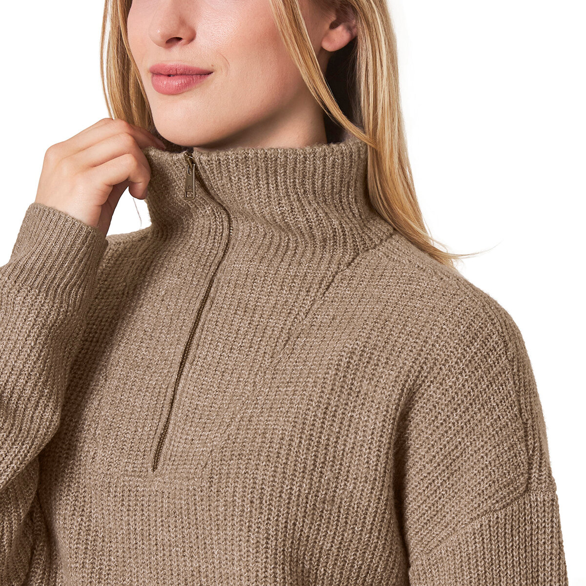 Hilary Radley Suéter para Dama Café Mediana Hilary Radley Suéter para Dama Café Mediana