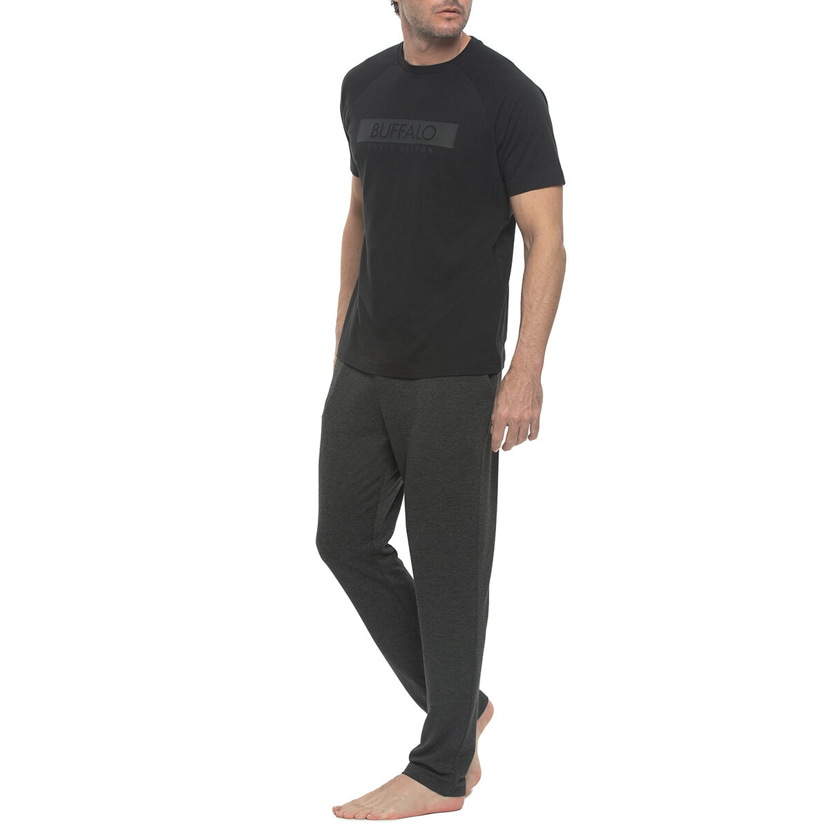 Buffalo David Bitton Set de 2 piezas para Caballero Negro Mediana