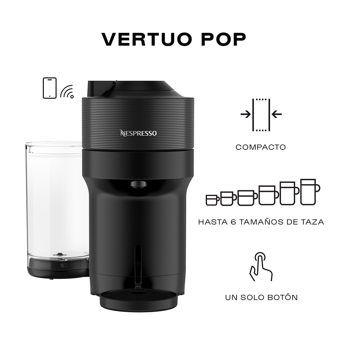 Nespresso, Onpack Vertuo Pop Black