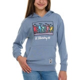 Keith Haring Sudadera para Niños y Niñas Azul 14 / 16 Años