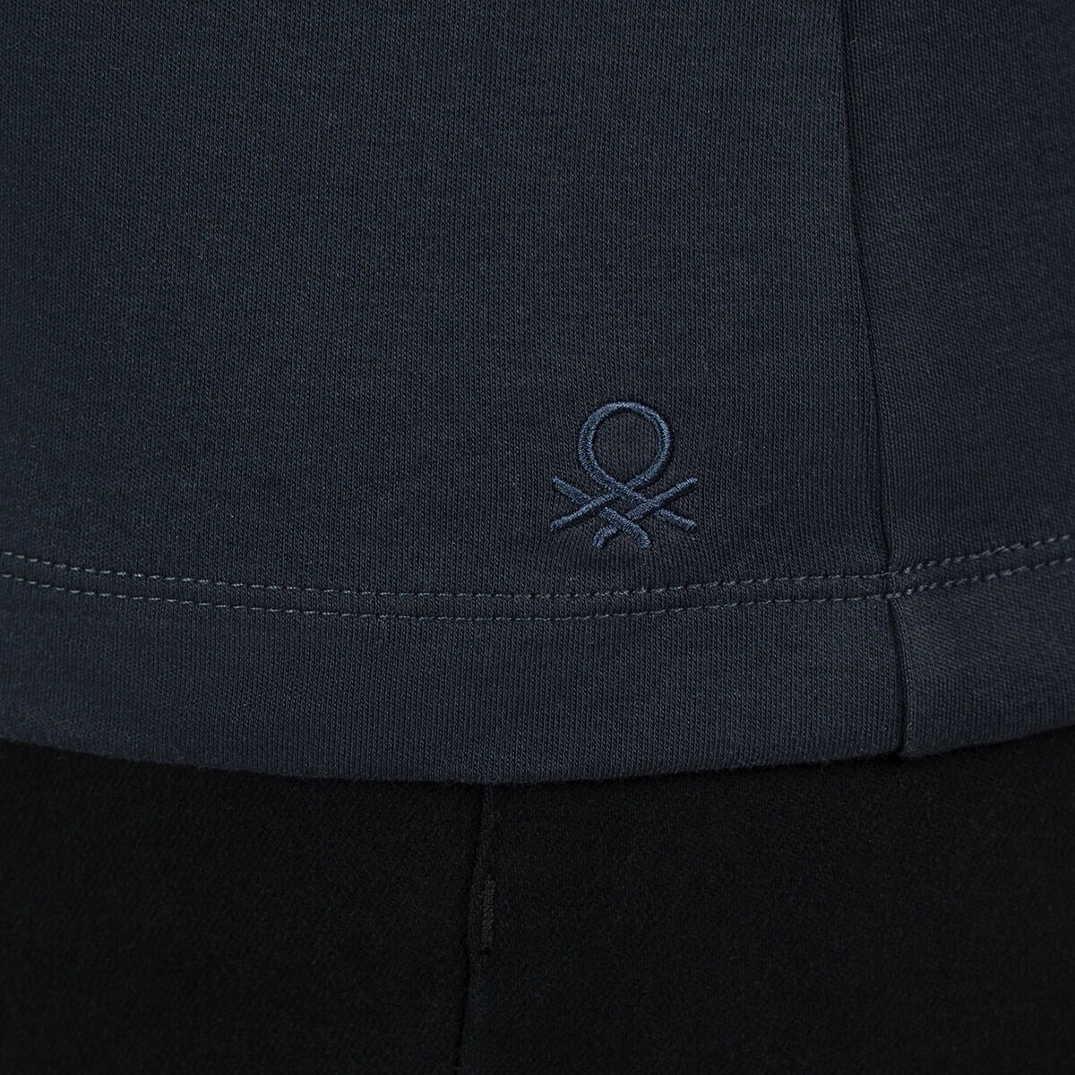 United Colors of Benetton Playera para Dama Azul Extra Grande