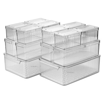 AG Box, Set de 14 Organizadores Diferentes Capacidades, para Refrigerador AG Box, Set de 14 Organizadores Diferentes Capacidades, para Refrigerador