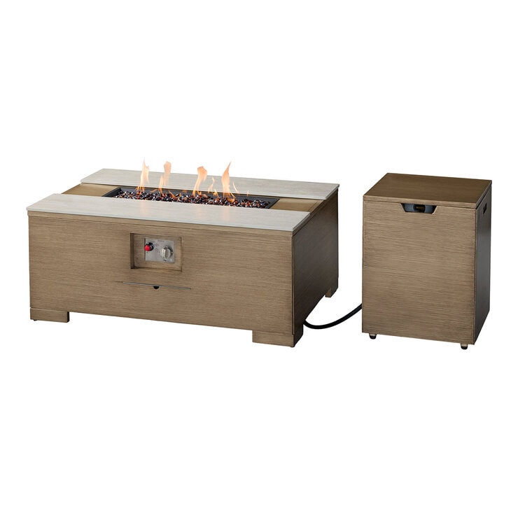 Agio, Juniper Sala con Fogatero para Patio de 5 Piezas