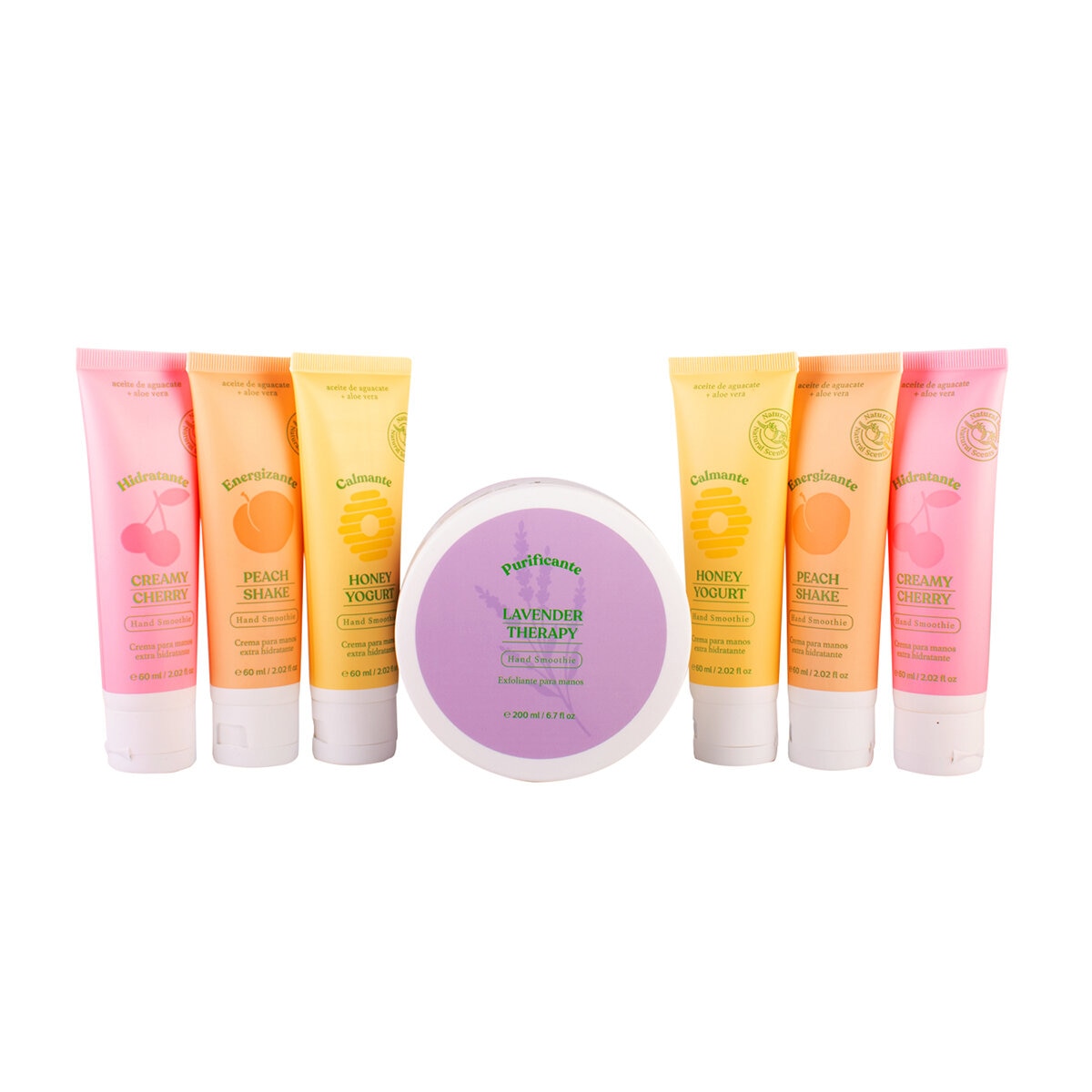 Natural Scents Set de Cremas de Manos 6/60 ml + 200 ml