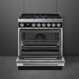 Smeg Estufa Portofino de gas con 4 quemadores 30"