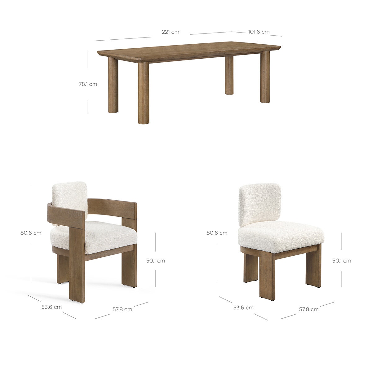 Drexel, Juego de Comedor de 7 piezas