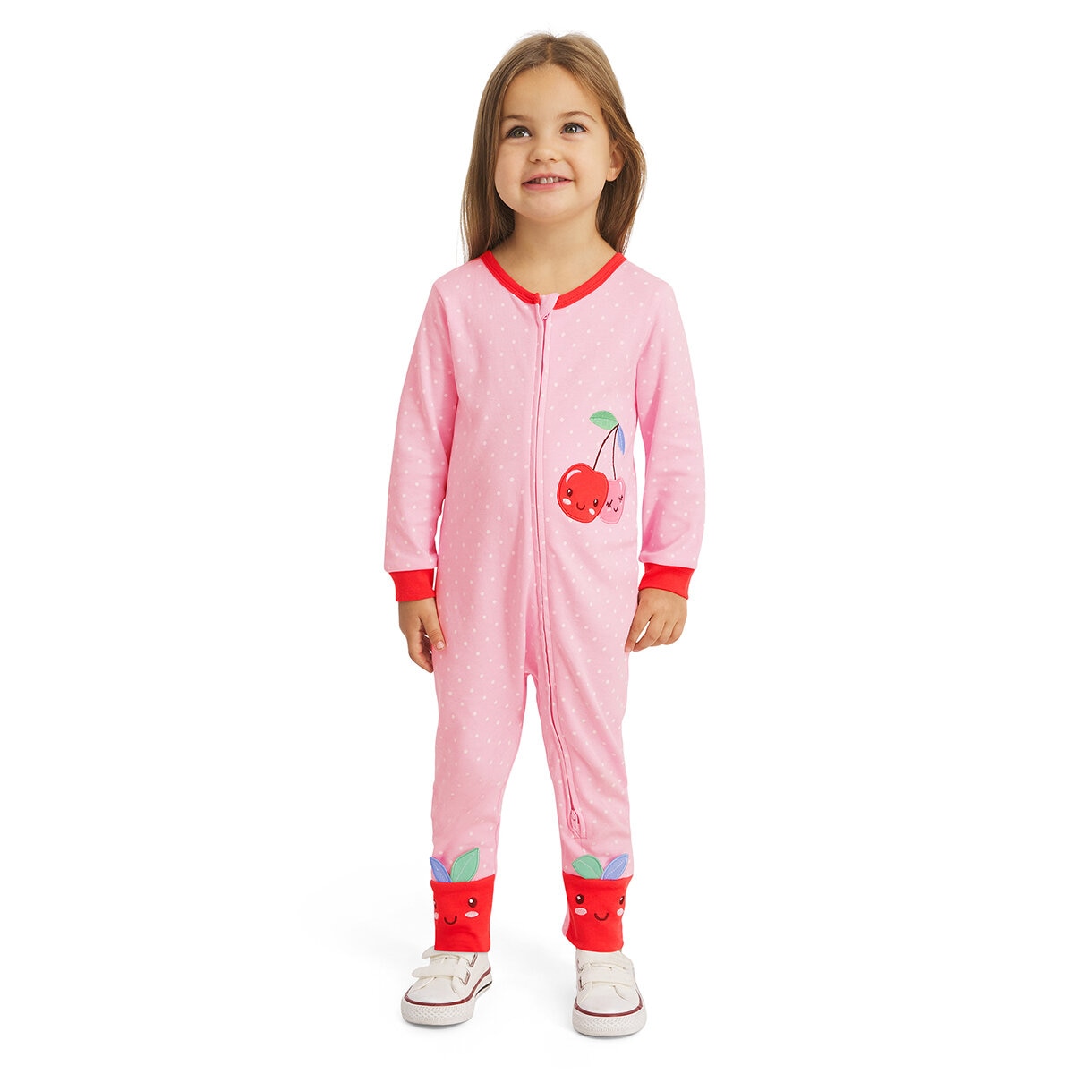 Koala Kids Mameluco 3 piezas para Bebé Cerezas 12 Meses